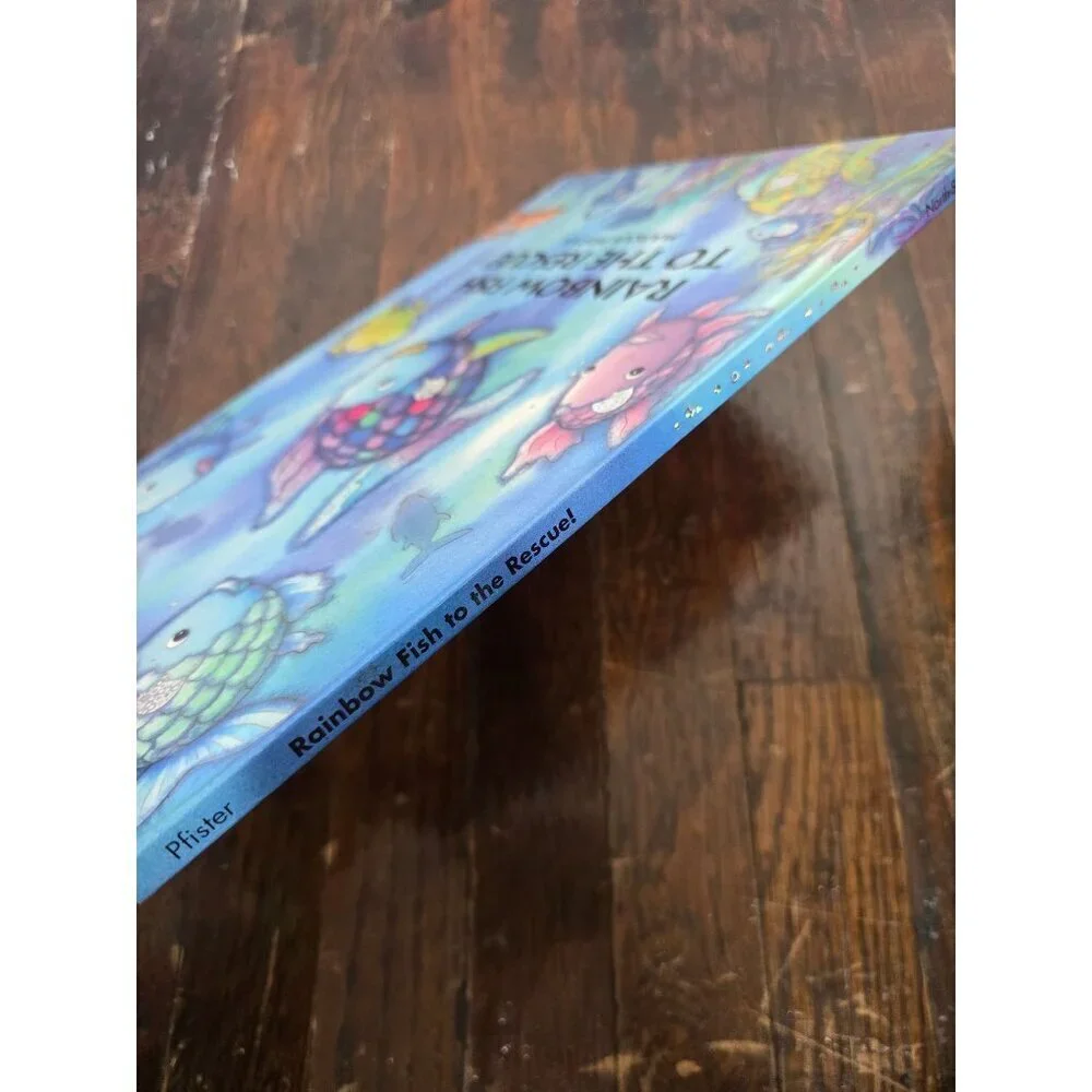 Vintage Rainbow Fish to the Rescue! By Marcus Pfister Children's Picture Book